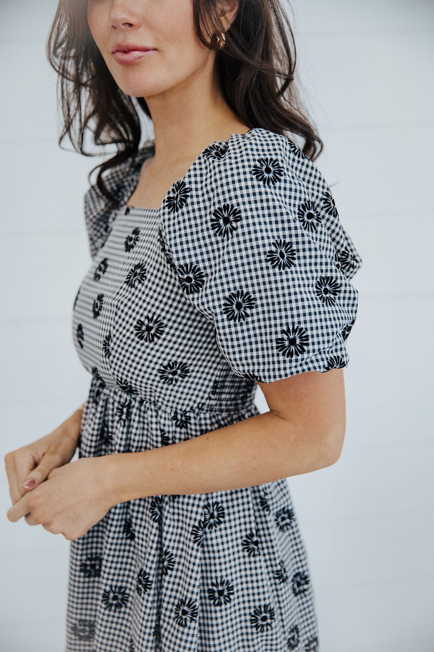 THE MANHATTAN IN SUNFLOWER GINGHAM FINAL SALE